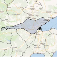 Nous faisons des ventes et des estimations immobilières sur la commune de Grimaud. L'image montre la carte de Grimaud.